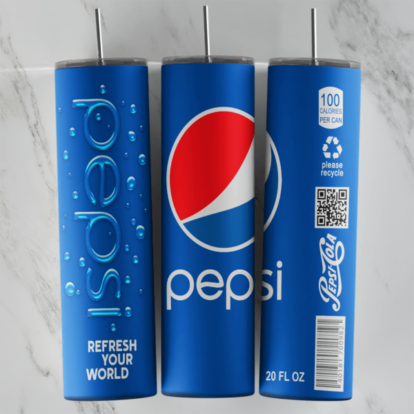 20 Oz Pepsi Tumbler Cup Design