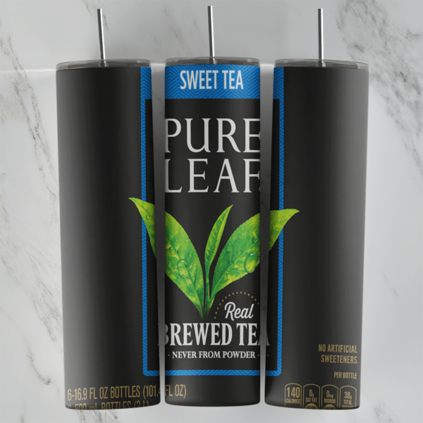 20 Oz Pure Leaf Tumbler Cup Design