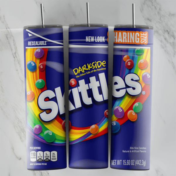20 Oz Skittles Tumbler Cup Design | SVG DROP