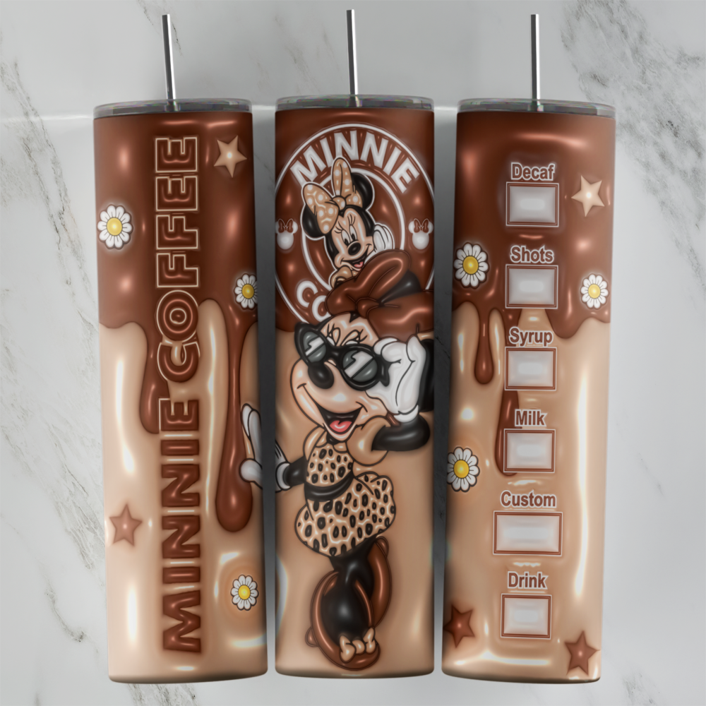 20 Oz 3D Minnie Tumbler Cup Design