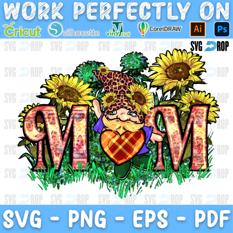 MOM Sunflower PNG