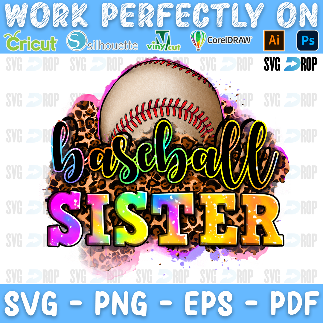 Baseball Sister PNG