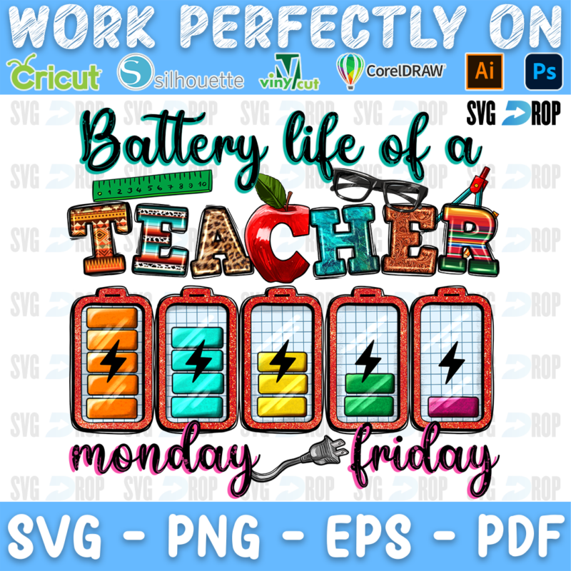Battery Life of a Teacher PNG