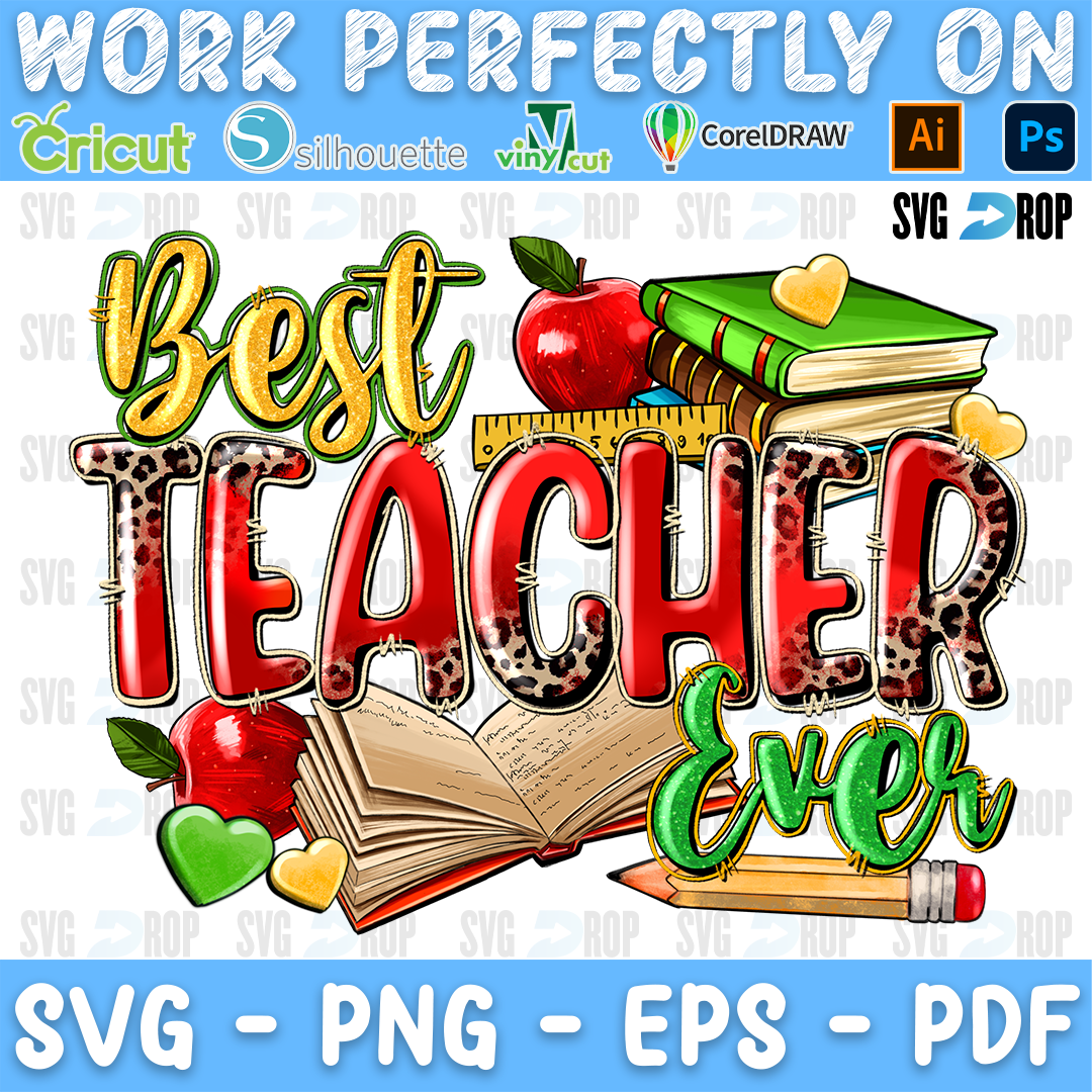 Best Teacher Ever PNG