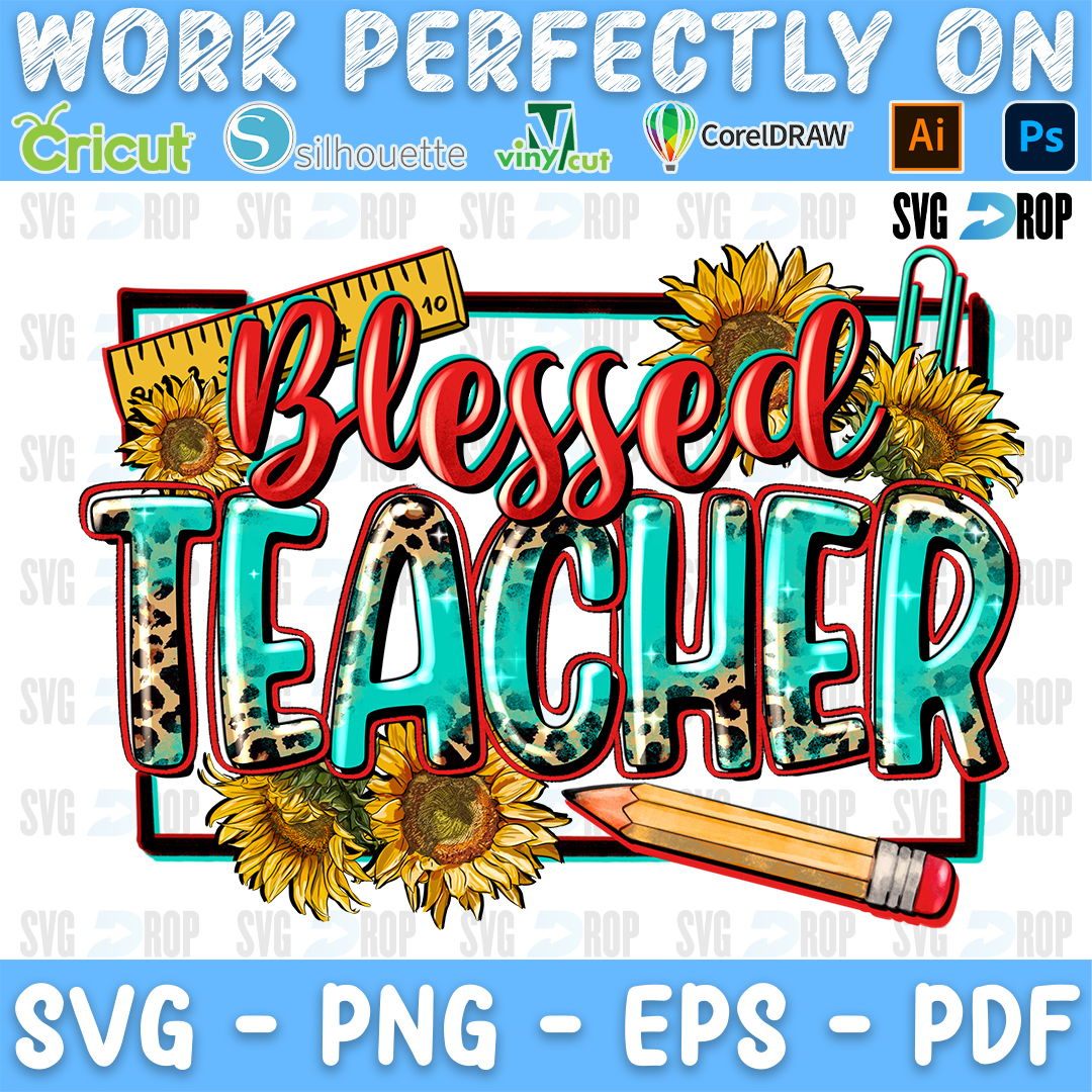 Blessed Teacher PNG