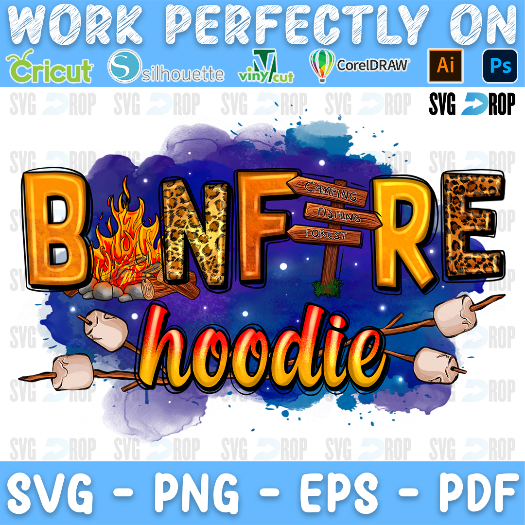 Bonfire Hoodie PNG
