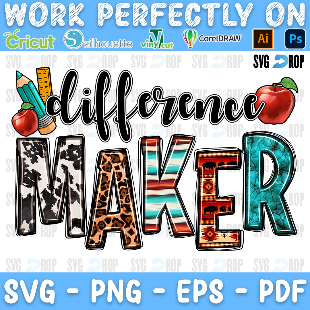 Difference Maker Teacher PNG