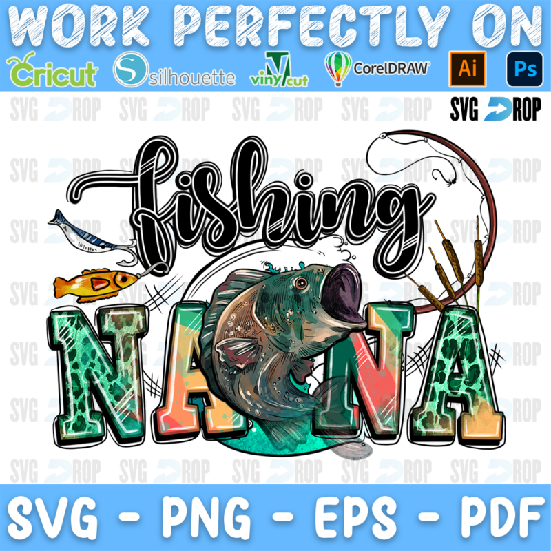 Fishing Nana PNG