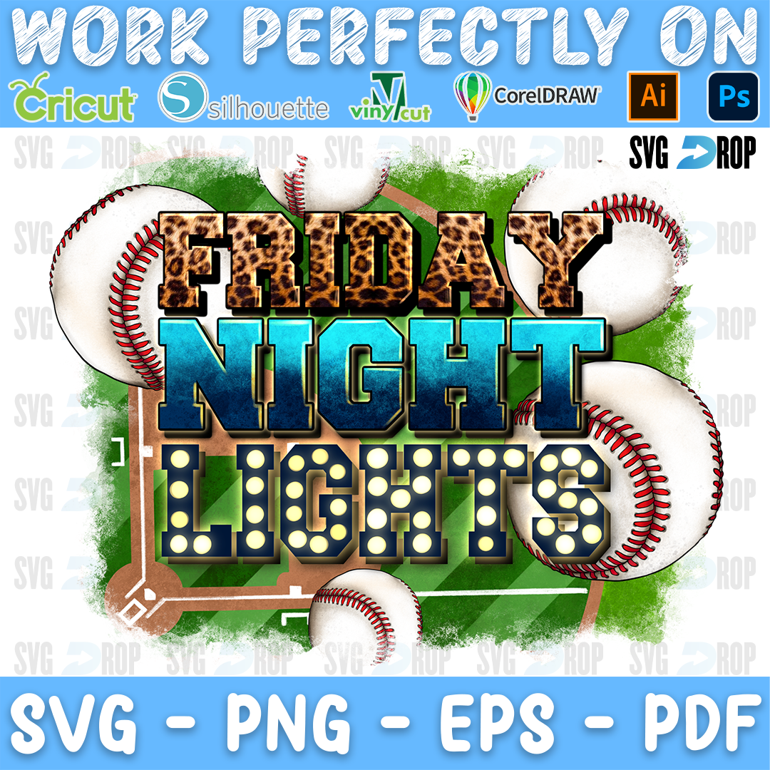 Friday Night Lights Baseball PNG