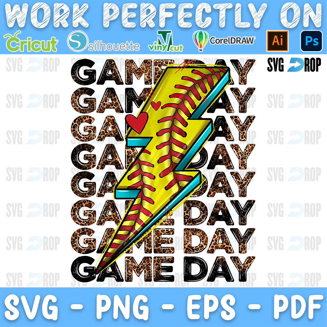 Game Day Softball PNG