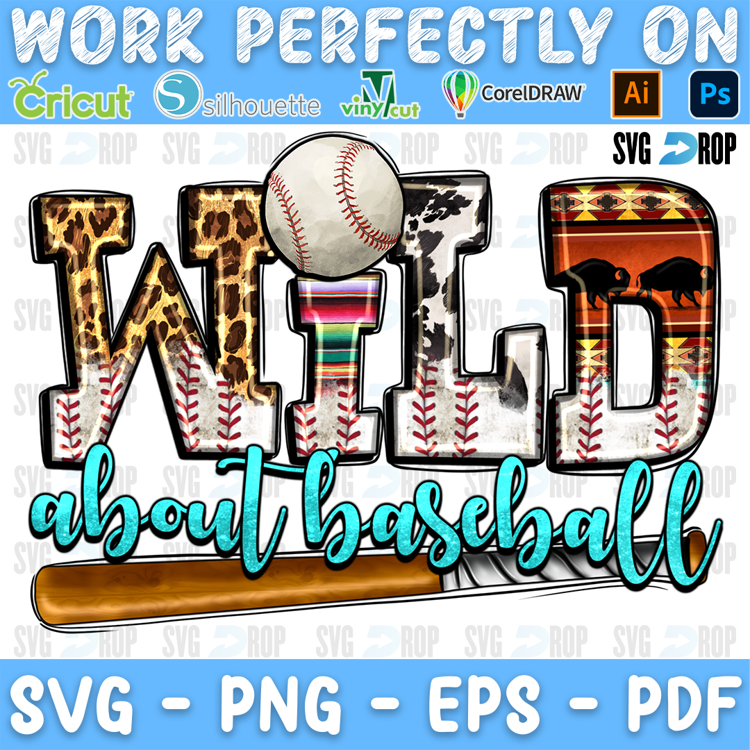 Wild About Baseball PNG