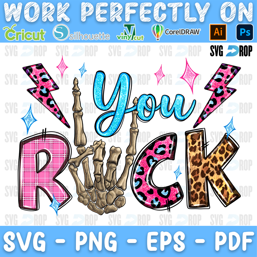 You Rock Valentines Day PNG