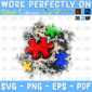 Autism Cowhide Patches PNG