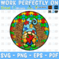 Autism Gnome Leopard Car Coaster PNG