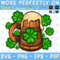 Beer and Shamrock PNG