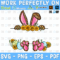 Easter Western Bunny Name Frame PNG