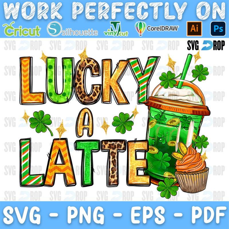 Lucky a Latte PNG
