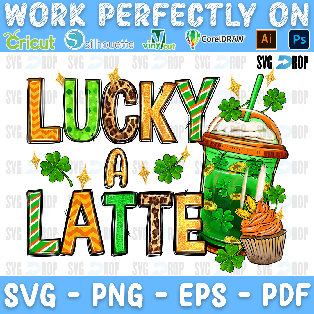 Lucky a Latte PNG