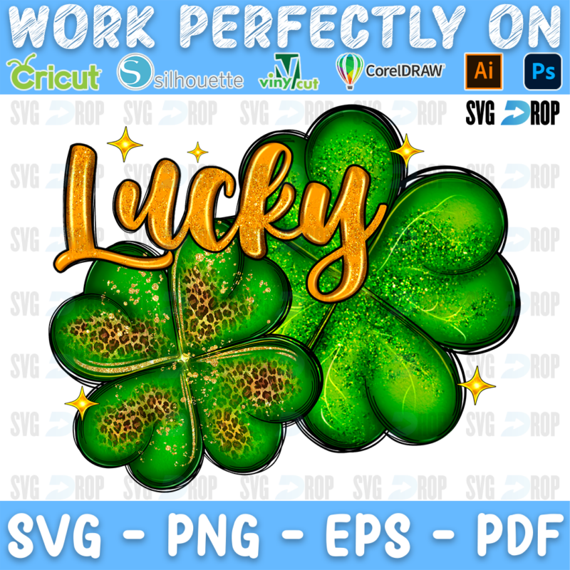Lucky and Shamrock PNG