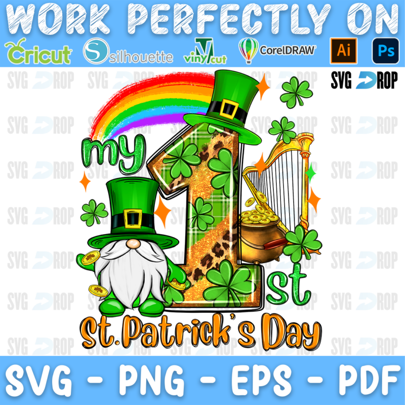 My 1st St Patricks Day PNG