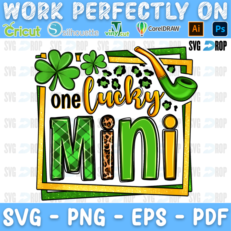 One Lucky Mini St Patricks PNG