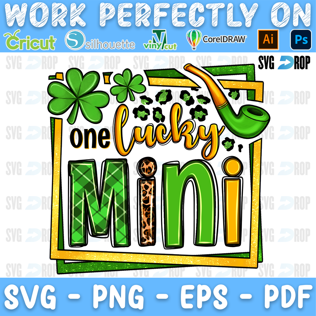 One Lucky Mini St Patricks PNG