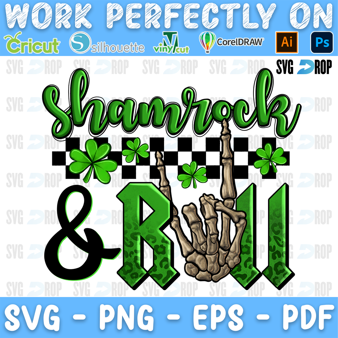 Shamrock and Roll PNG