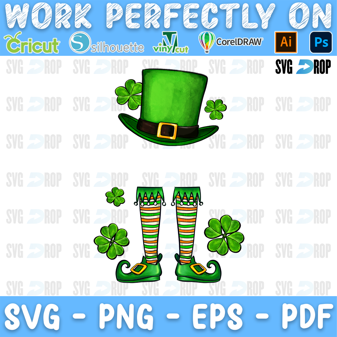 St Patrick's Custom Name Leprechaun PNG