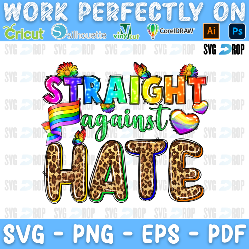 Straight Against Hate PNG