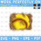 Softball Leopard Background PNG
