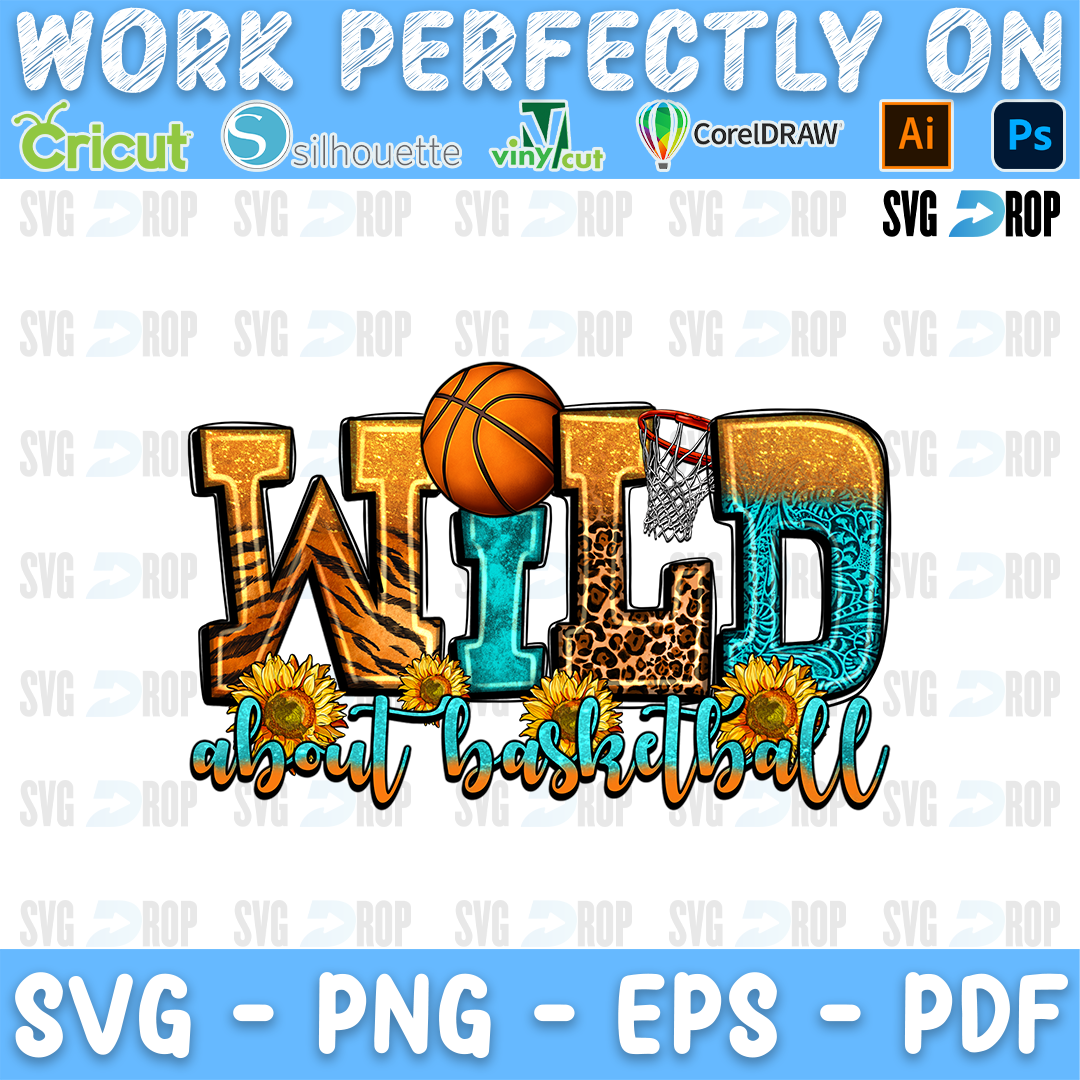 Wild About Basketball PNG