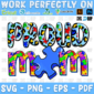Autism Proud Mom PNG