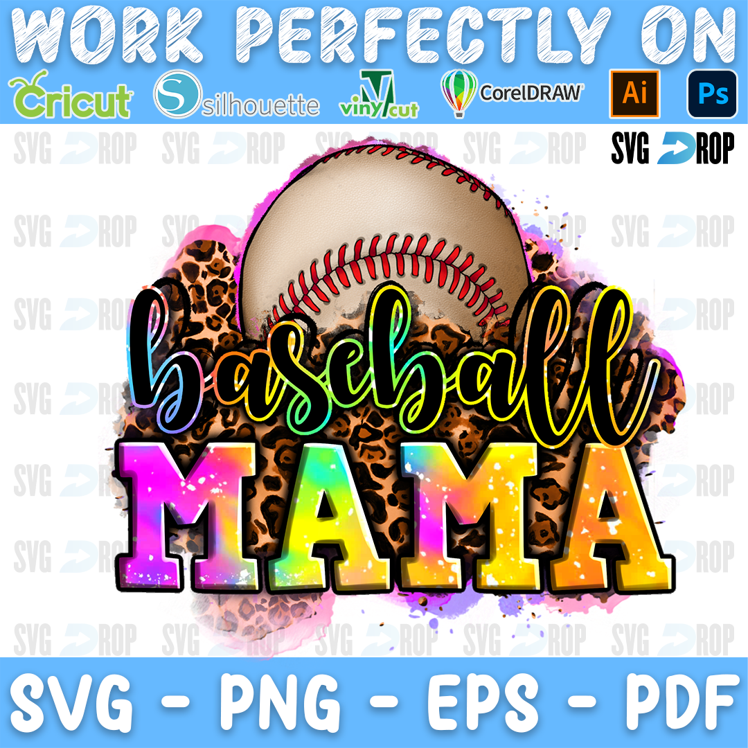 Baseball Mama PNG