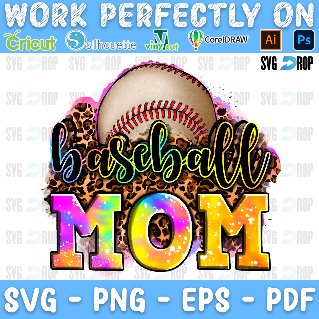 Baseball Mom PNG