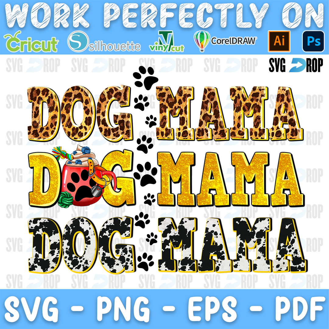 Dog Mama PNG