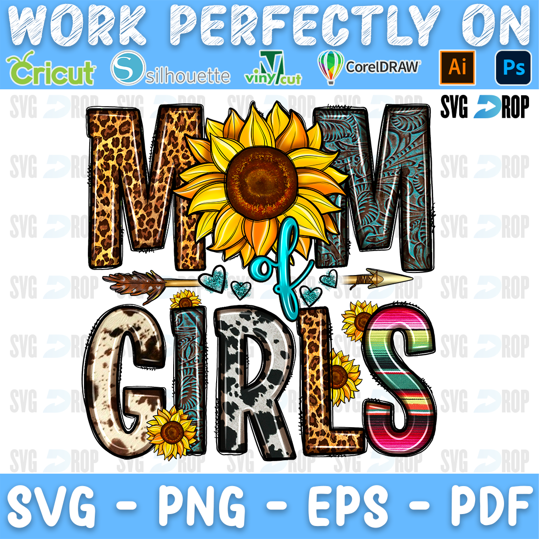 Mama of Girls PNG