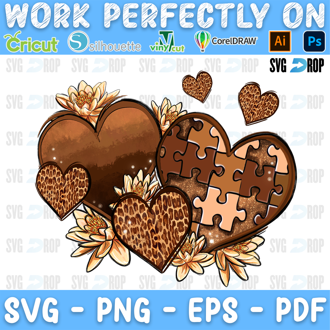 Melanin Hearts PNG