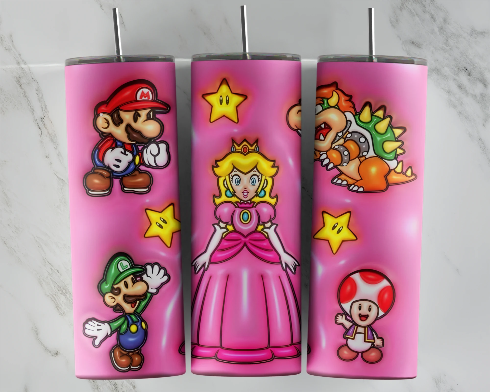 20 Oz 3D Inflated Cartoon Tumbler Cup Design