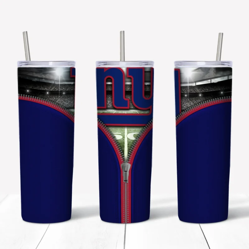 3D NY Giants 20 oz tumbler sublimation wrap