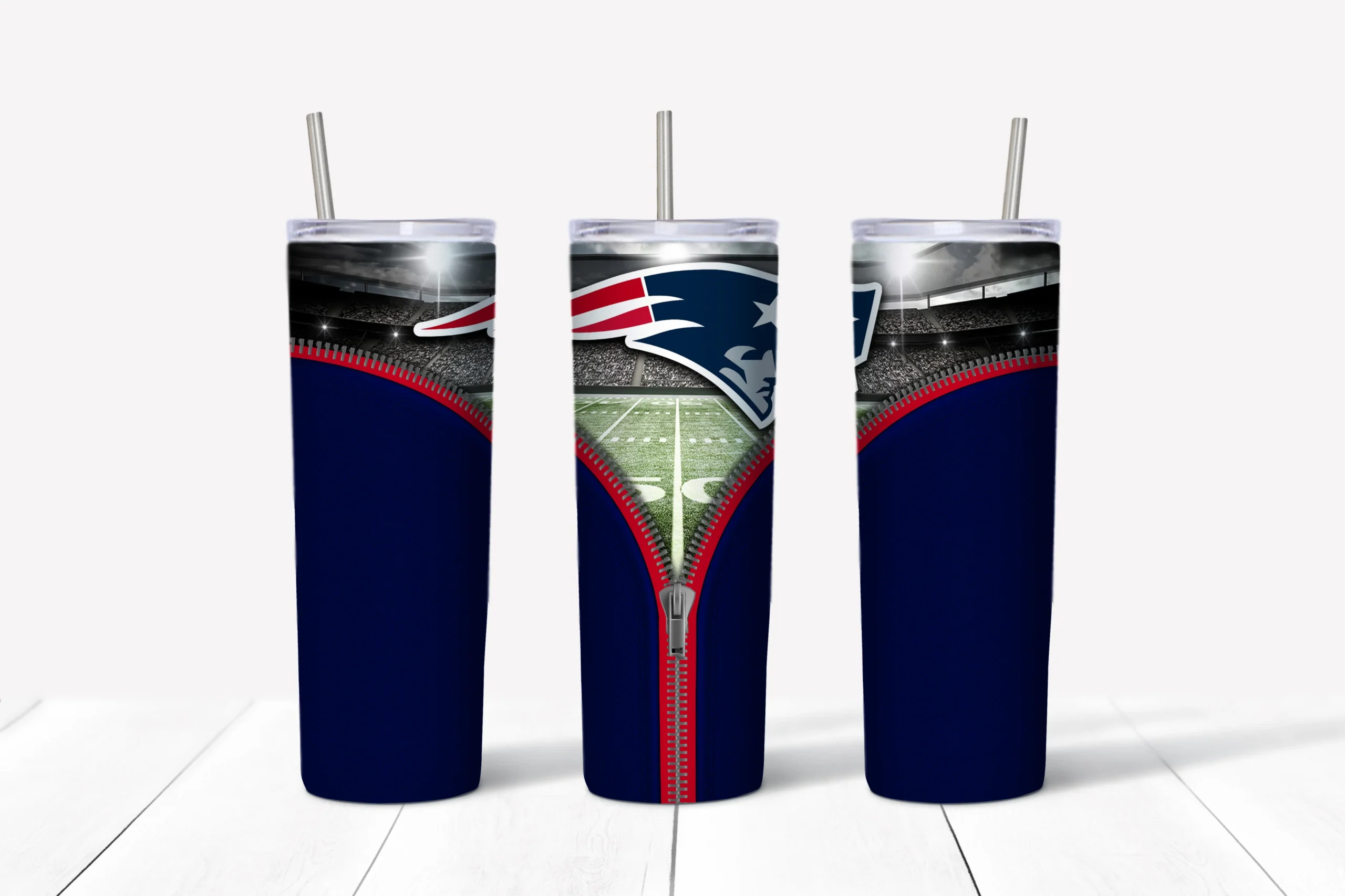 3D Patriots 20 oz tumbler sublimation wrap