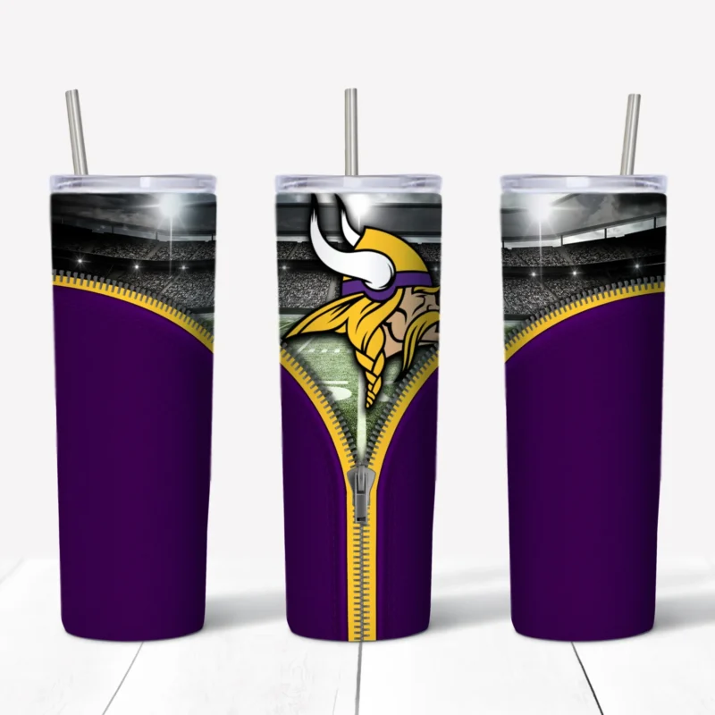 3D Vikings 20 oz tumbler sublimation wrap