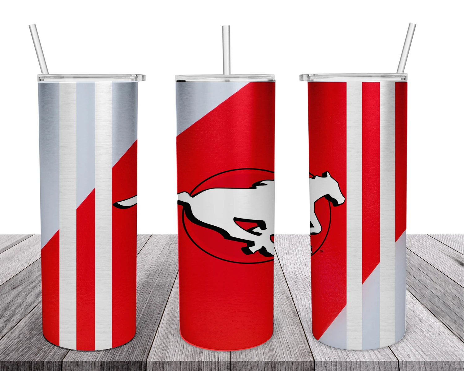 Calgary Stampeders 20 oz tumbler sublimation wrap