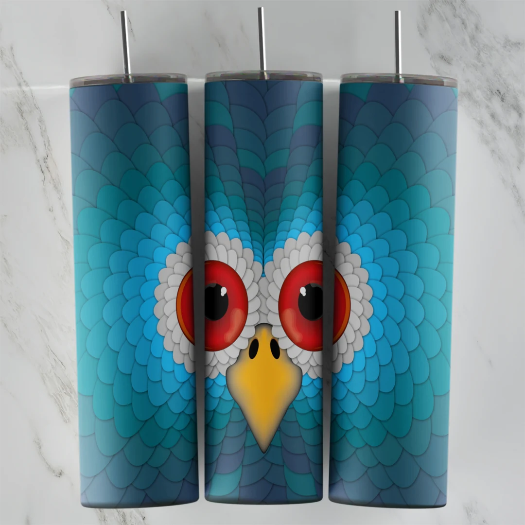 20 Oz Owl 2 Tumbler Cup Design