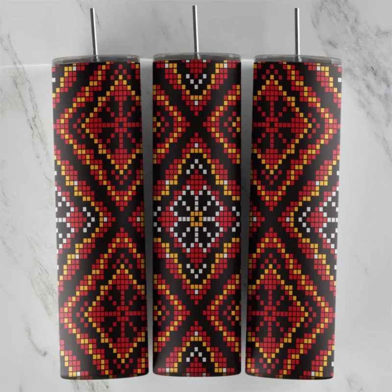 20 Oz Retro 4 Tumbler Cup Design
