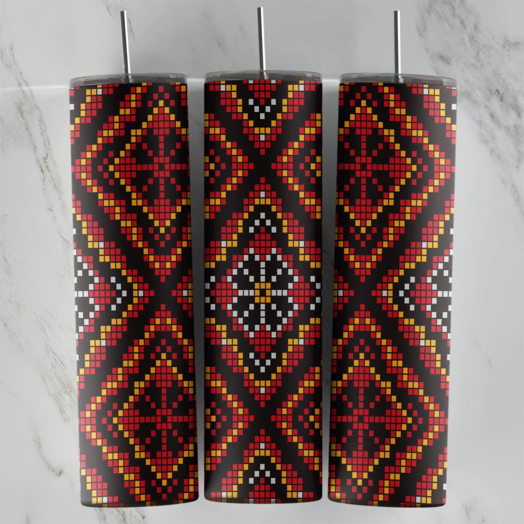 20 Oz Retro 4 Tumbler Cup Design