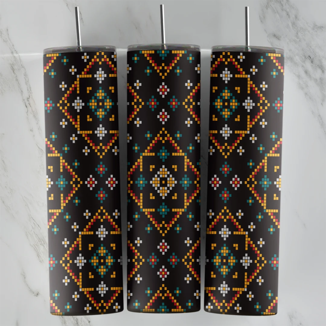 20 Oz Retro 5 Tumbler Cup Design