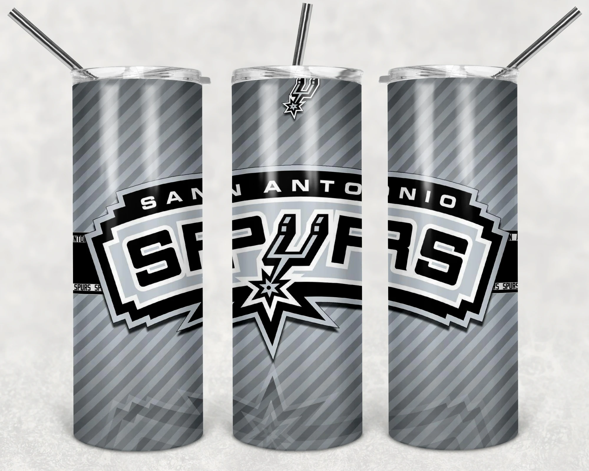 San Antonio Spurs 20 oz tumbler sublimation wrap