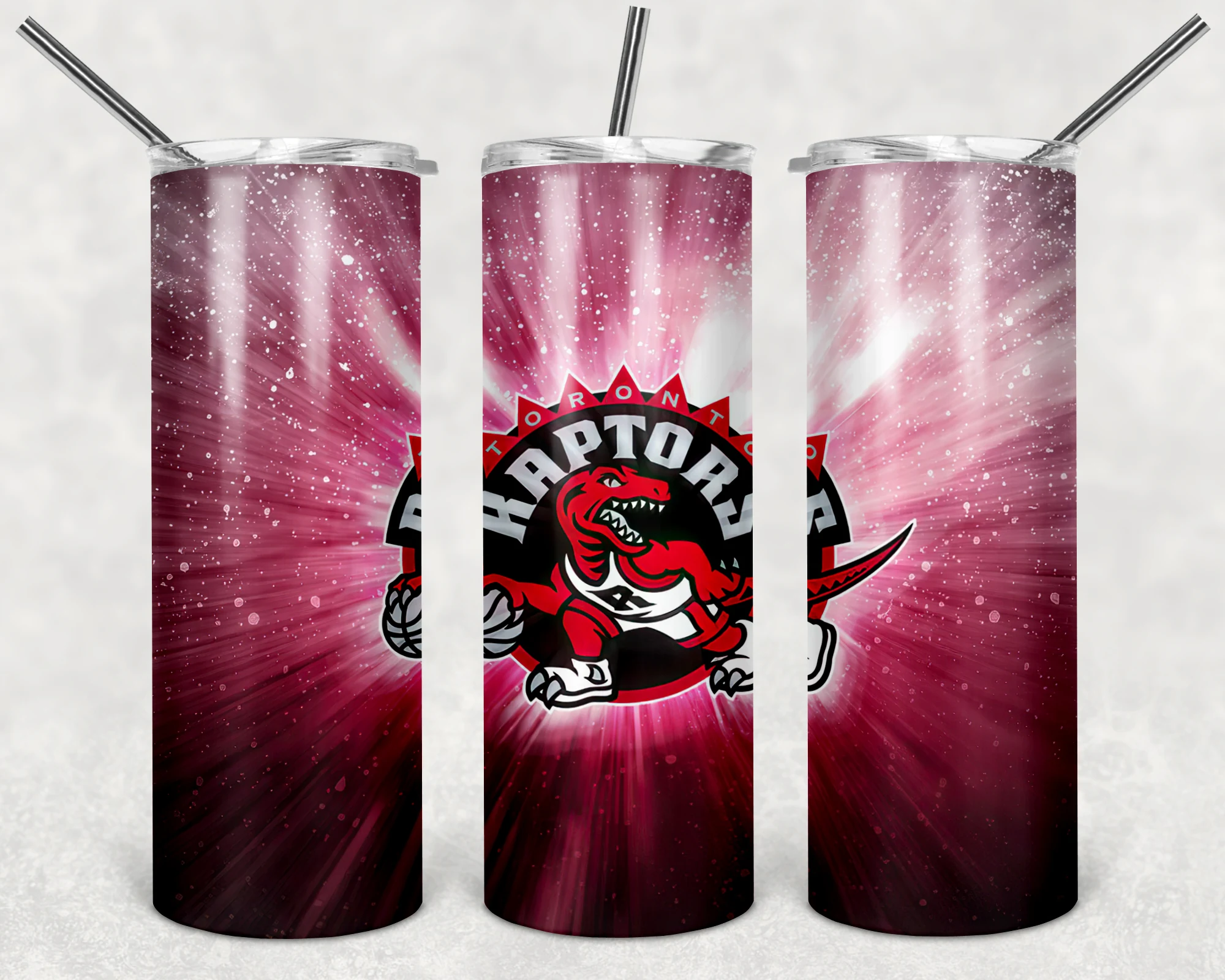 Toronto Raptors 20 oz tumbler sublimation wrap
