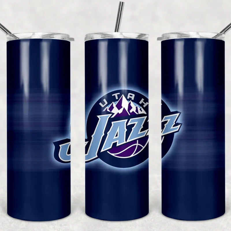 Utah Jazz 20 oz tumbler sublimation wrap