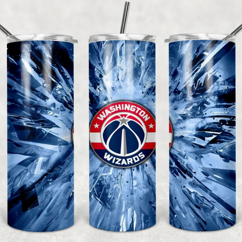 Washington Wizards 20 oz tumbler sublimation wrap